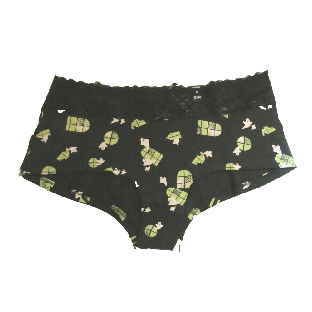 NWT Torrid Halloween Green and Black Boyshort Panties in Size 12 Torrid 0 Large